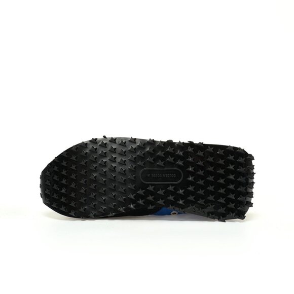 Blue & White & Black Mens Marathon Running Sneakers By Golden Goose - Picture 5 of 7